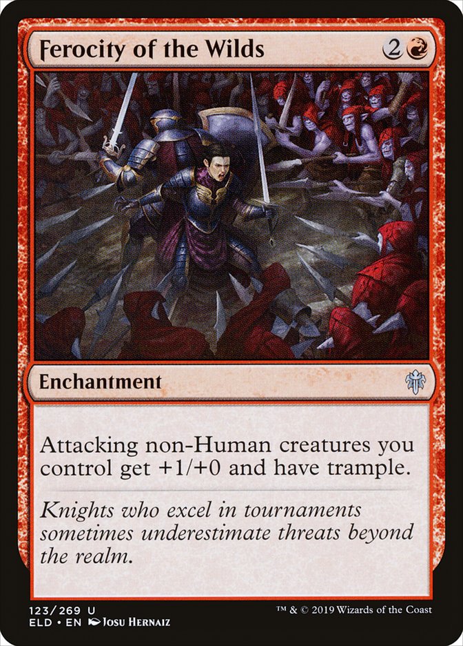 Ferocity of the Wilds [Throne of Eldraine] Foil