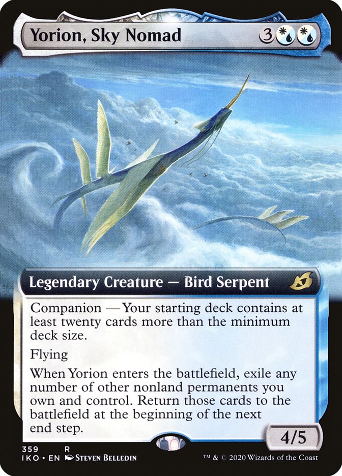 Yorion, Sky Nomad (Extended Art) [Ikoria: Lair of Behemoths] Foil