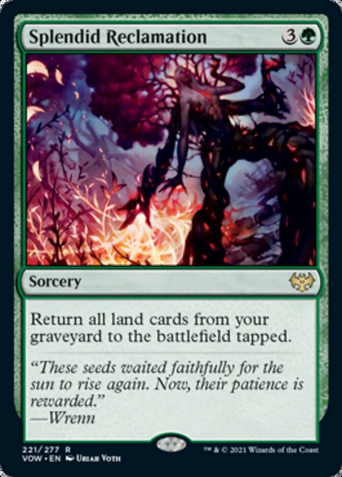Splendid Reclamation [Innistrad: Crimson Vow] Foil