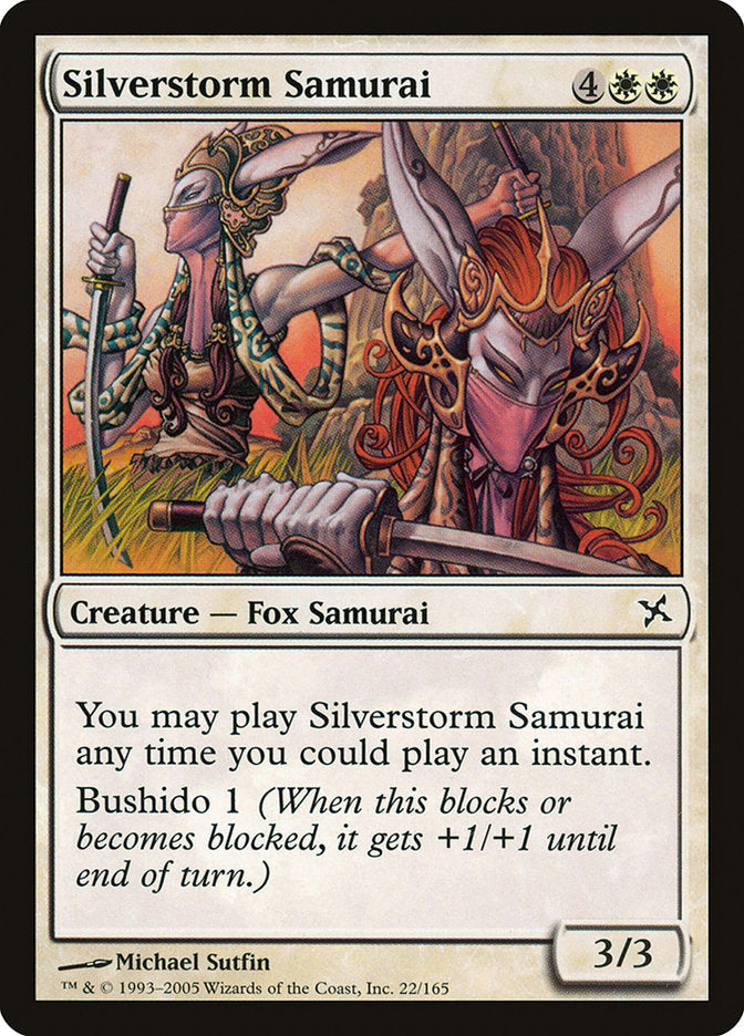Silverstorm Samurai [Betrayers of Kamigawa] Foil