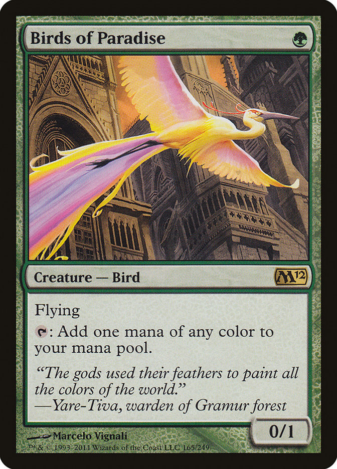 Birds of Paradise [Magic 2012] Foil