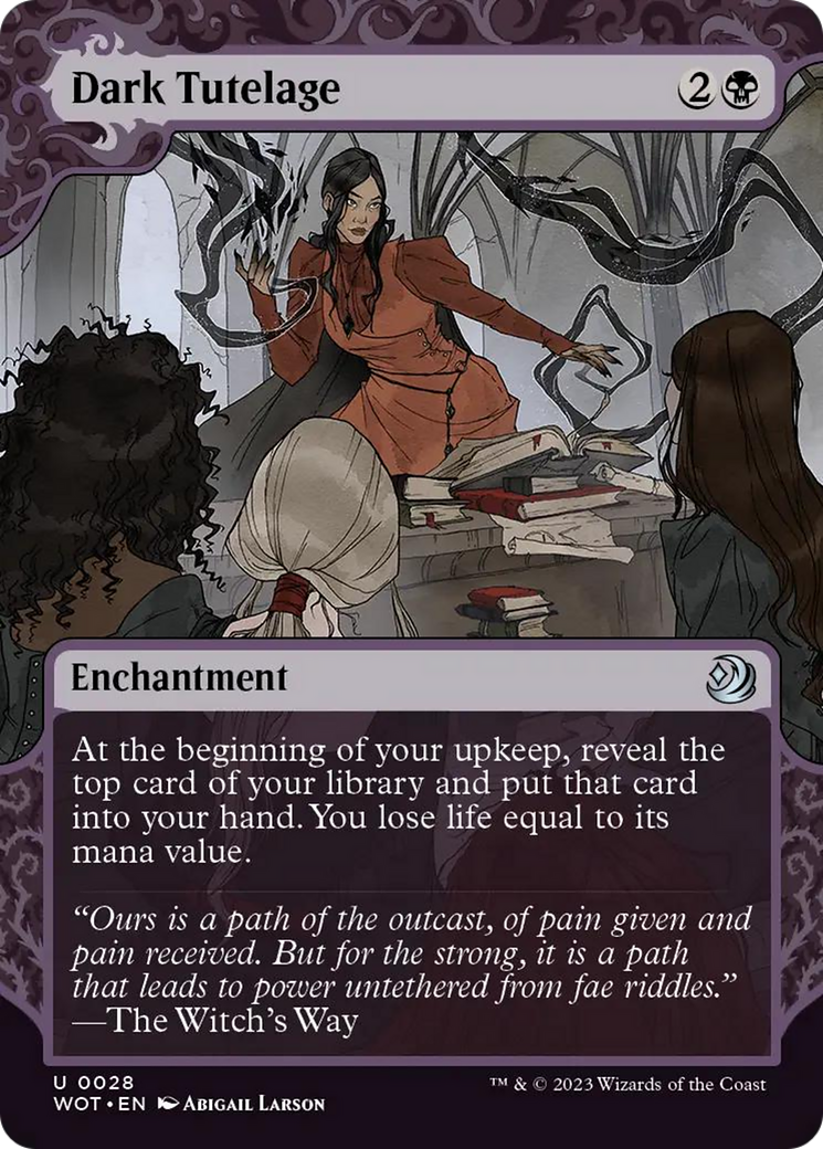 Dark Tutelage [Wilds of Eldraine: Enchanting Tales] Foil