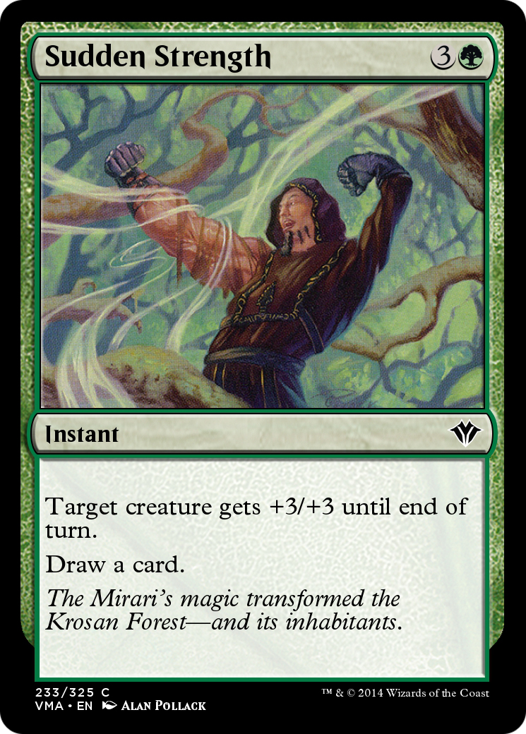 Sudden Strength  [Vintage Masters] Foil