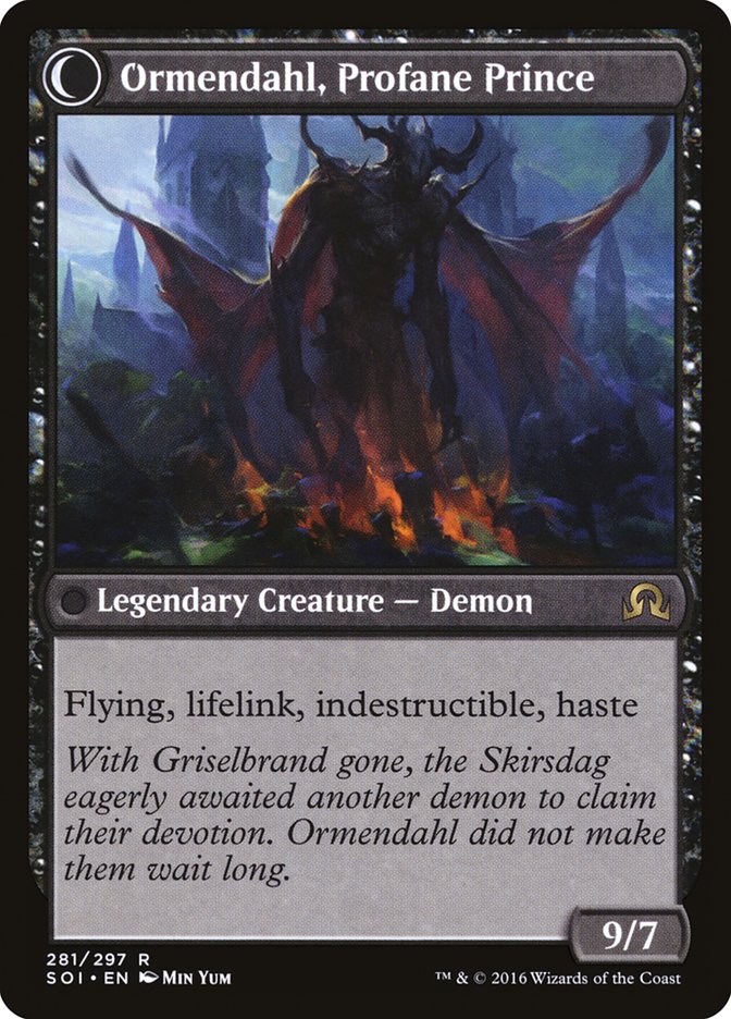 Westvale Abbey // Ormendahl, Profane Prince [Shadows over Innistrad] Foil