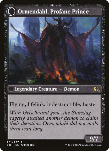 Westvale Abbey // Ormendahl, Profane Prince [Shadows over Innistrad] Foil