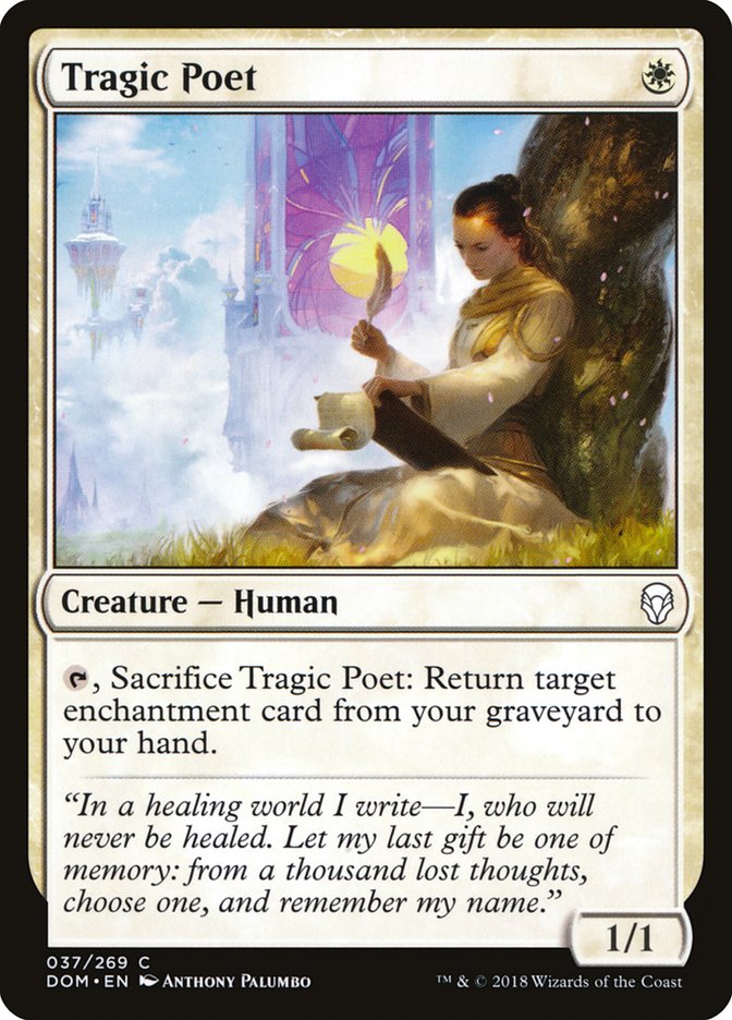 Tragic Poet [Dominaria] Foil