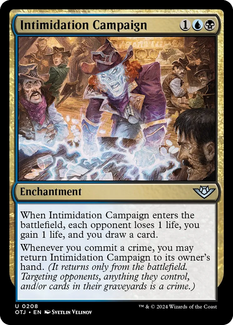 Intimidation Campaign [Outlaws of Thunder Junction] Foil