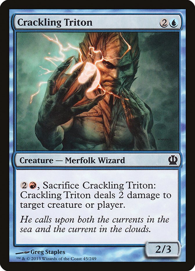 Crackling Triton [Theros] Foil