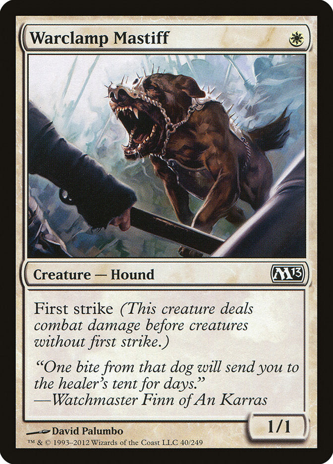 Warclamp Mastiff [Magic 2013] Foil