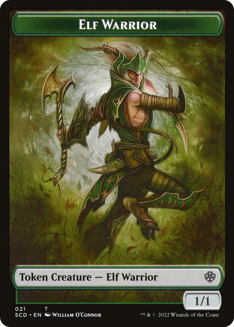 Elf Warrior  [Starter Commander Deck Tokens]