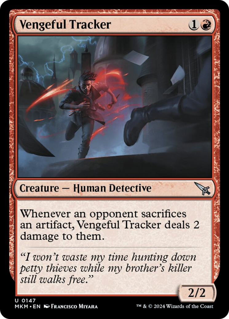 Vengeful Tracker [Murders at Karlov Manor] Foil