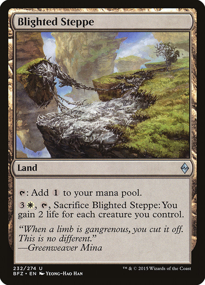 Blighted Steppe [Battle for Zendikar] Foil