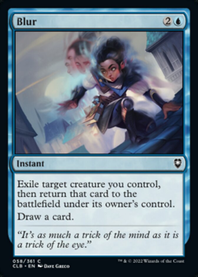 Blur [Commander Legends: Battle for Baldur's Gate] Foil