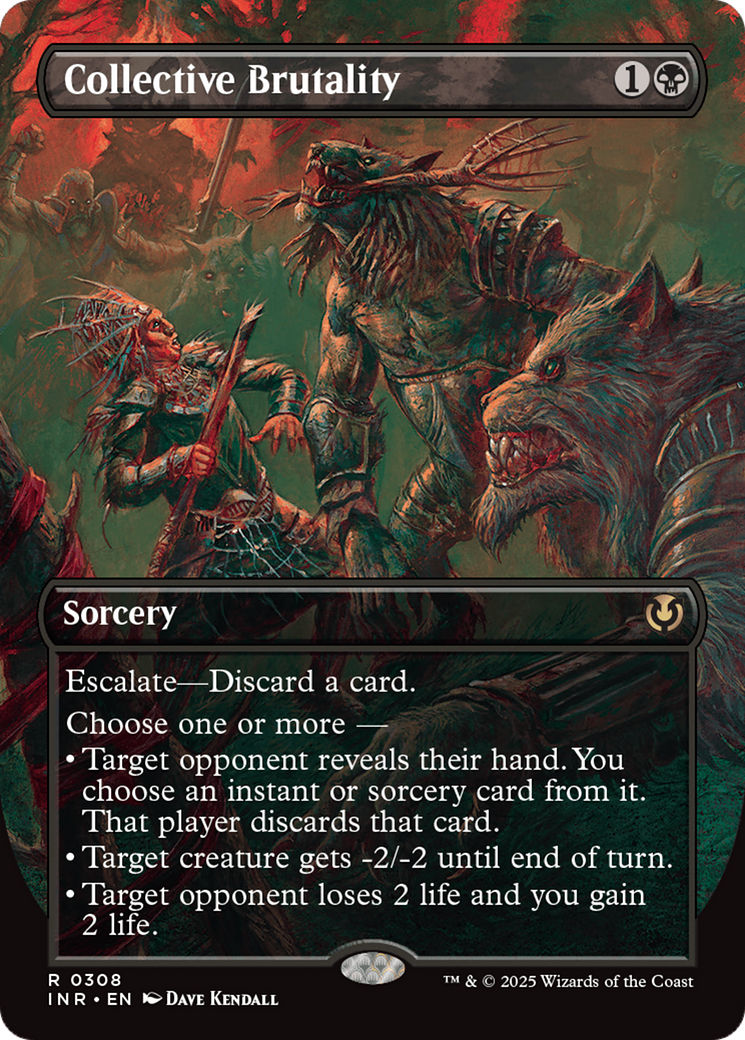 Collective Brutality (Borderless) [Innistrad Remastered] Foil