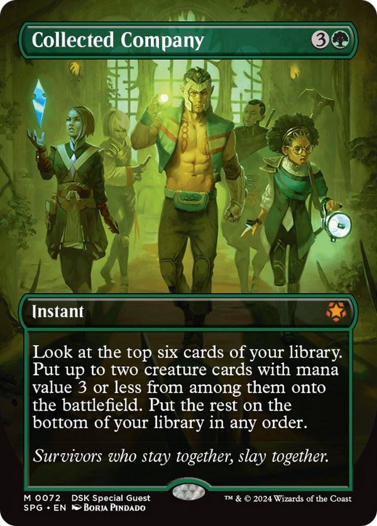 Collected Company (Borderless) [Duskmourn: House of Horror Special Guests] Foil
