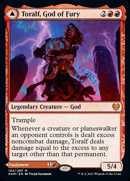 Toralf, God of Fury // Toralf's Hammer [Kaldheim] Foil