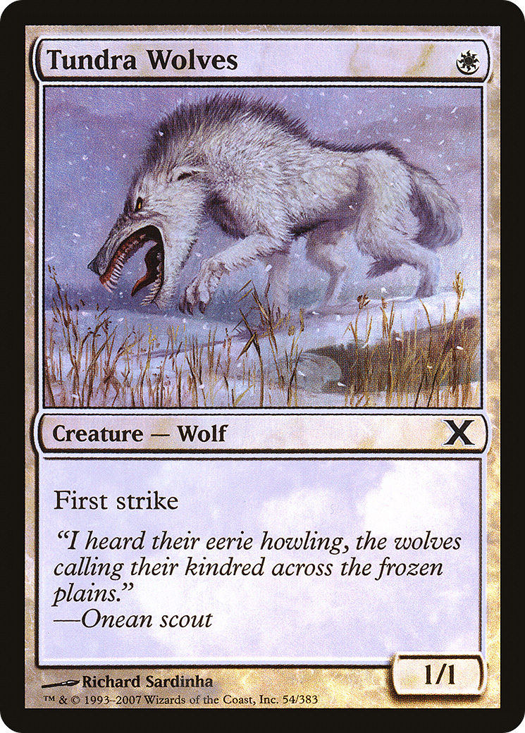 Tundra Wolves  [Tenth Edition] Foil