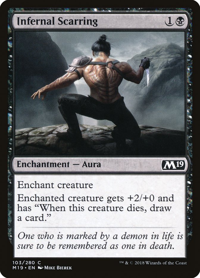 Infernal Scarring [Core Set 2019] Foil