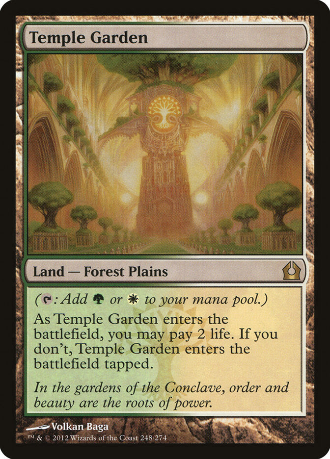 Temple Garden [Return to Ravnica] Foil