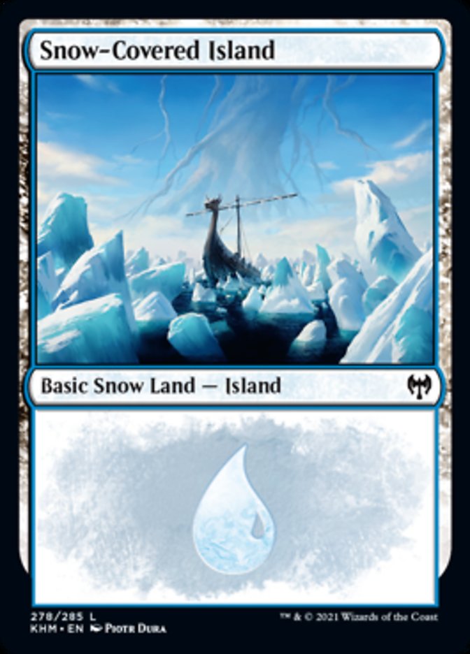 Snow-Covered Island (278) [Kaldheim] Foil