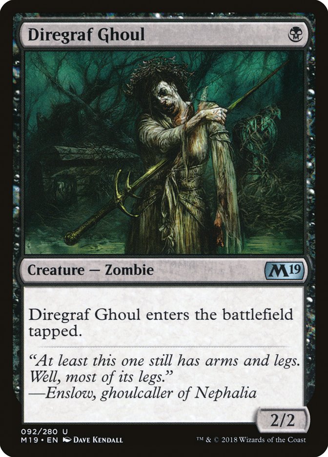 Diregraf Ghoul [Core Set 2019] Foil
