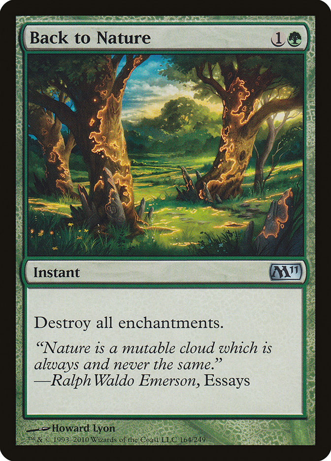 Back to Nature [Magic 2011] Foil