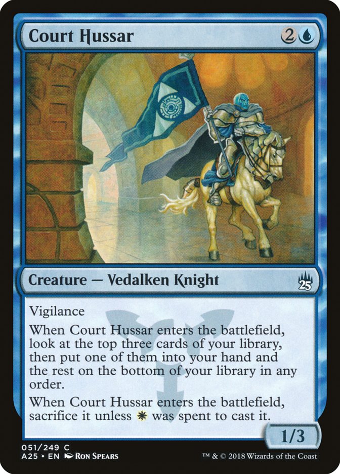 Court Hussar [Masters 25] Foil