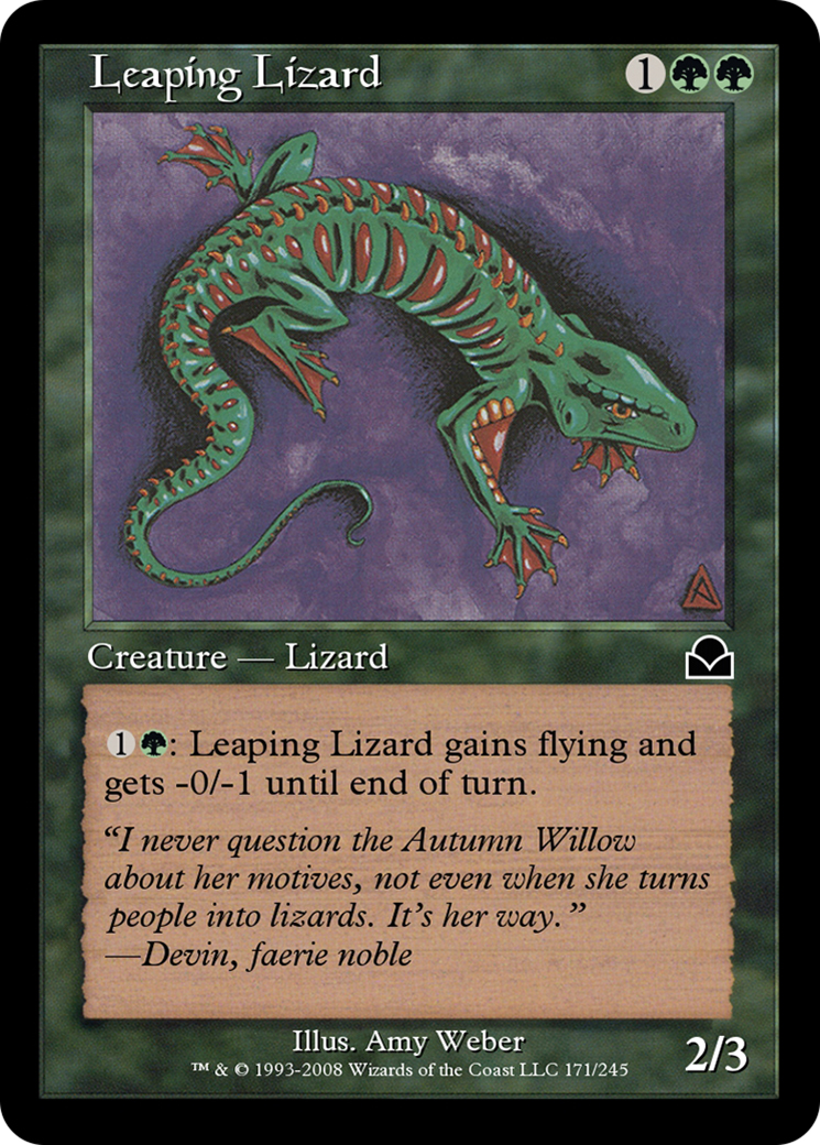 Leaping Lizard  [Masters Edition II] Foil