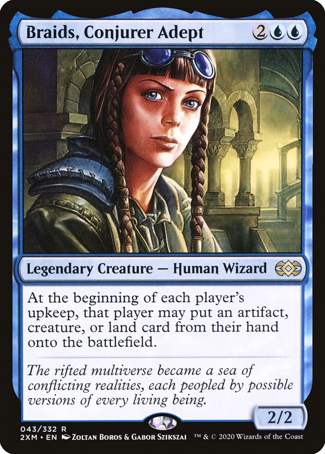 Braids, Conjurer Adept [Double Masters] Foil