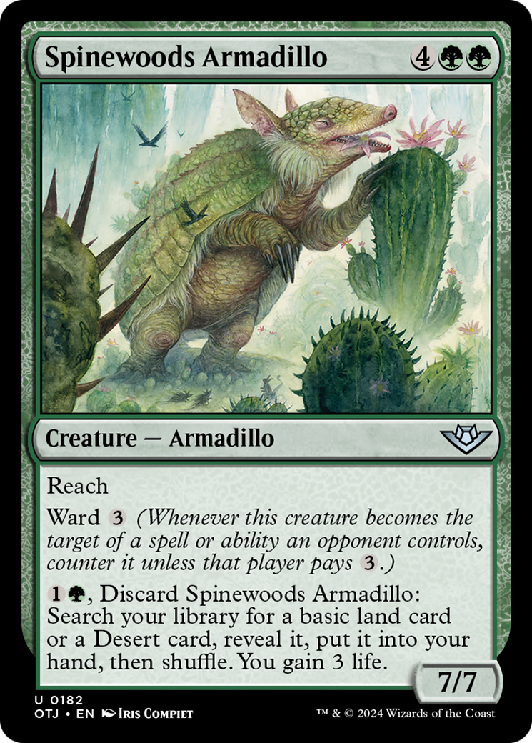 Spinewoods Armadillo [Outlaws of Thunder Junction] Foil