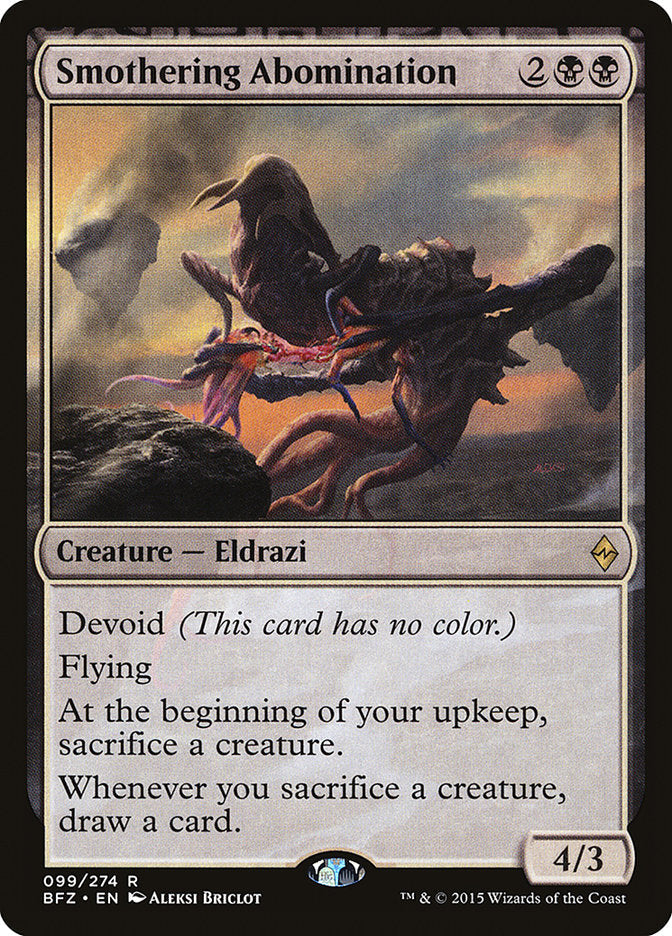 Smothering Abomination [Battle for Zendikar] Foil