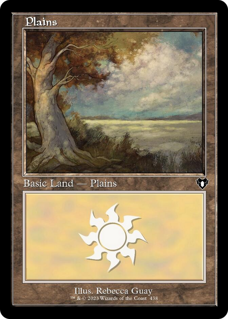 Plains (438) (Retro) [Commander Masters] Foil
