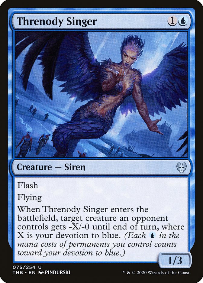 Threnody Singer [Theros Beyond Death] Foil