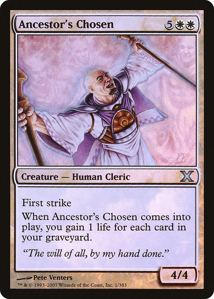 Ancestor's Chosen  [Tenth Edition] Foil