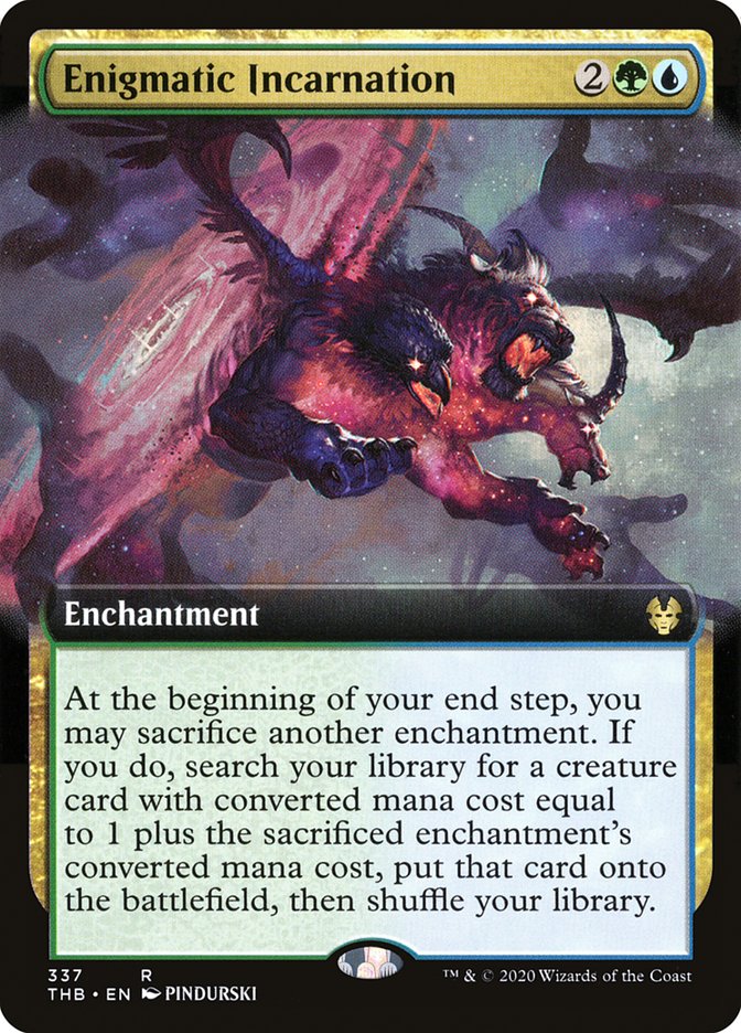 Enigmatic Incarnation (Extended Art) [Theros Beyond Death] Foil