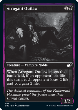 Arrogant Outlaw [Innistrad: Double Feature] Foil