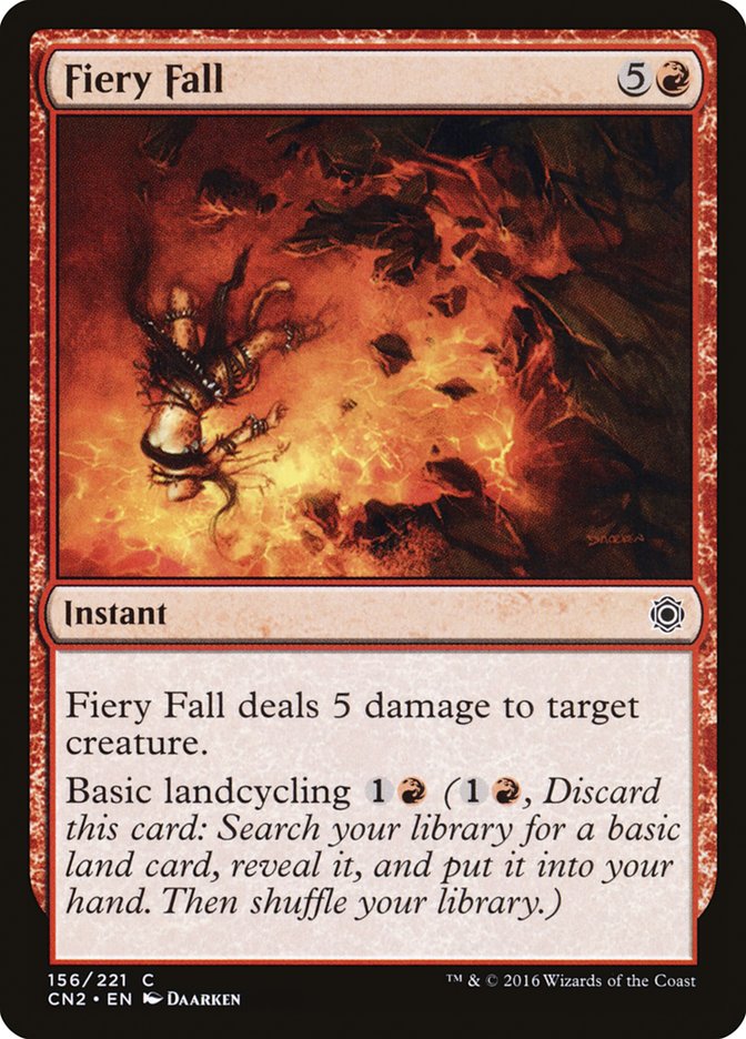Fiery Fall [Conspiracy: Take the Crown] Foil