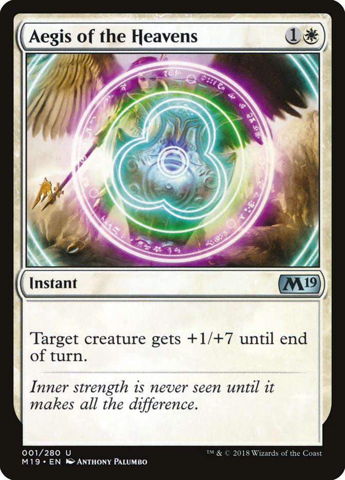 Aegis of the Heavens [Core Set 2019] Foil