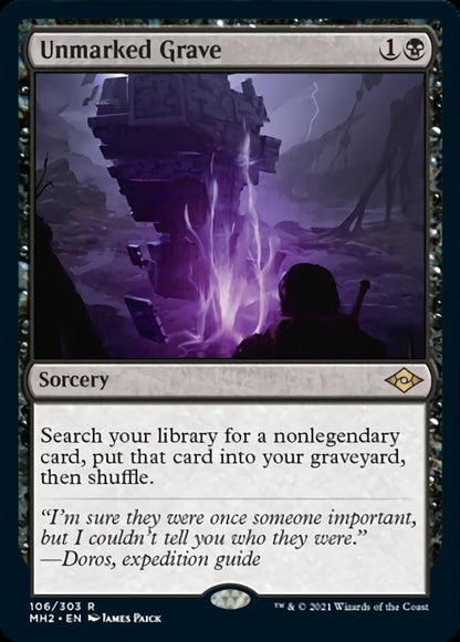 Unmarked Grave [Modern Horizons 2] Foil
