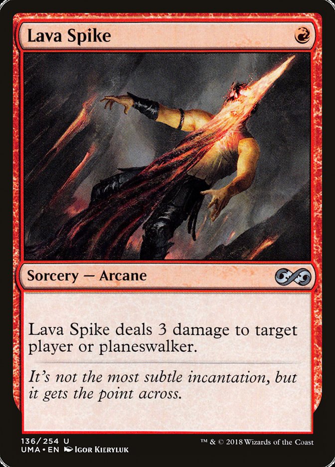 Lava Spike [Ultimate Masters] Foil