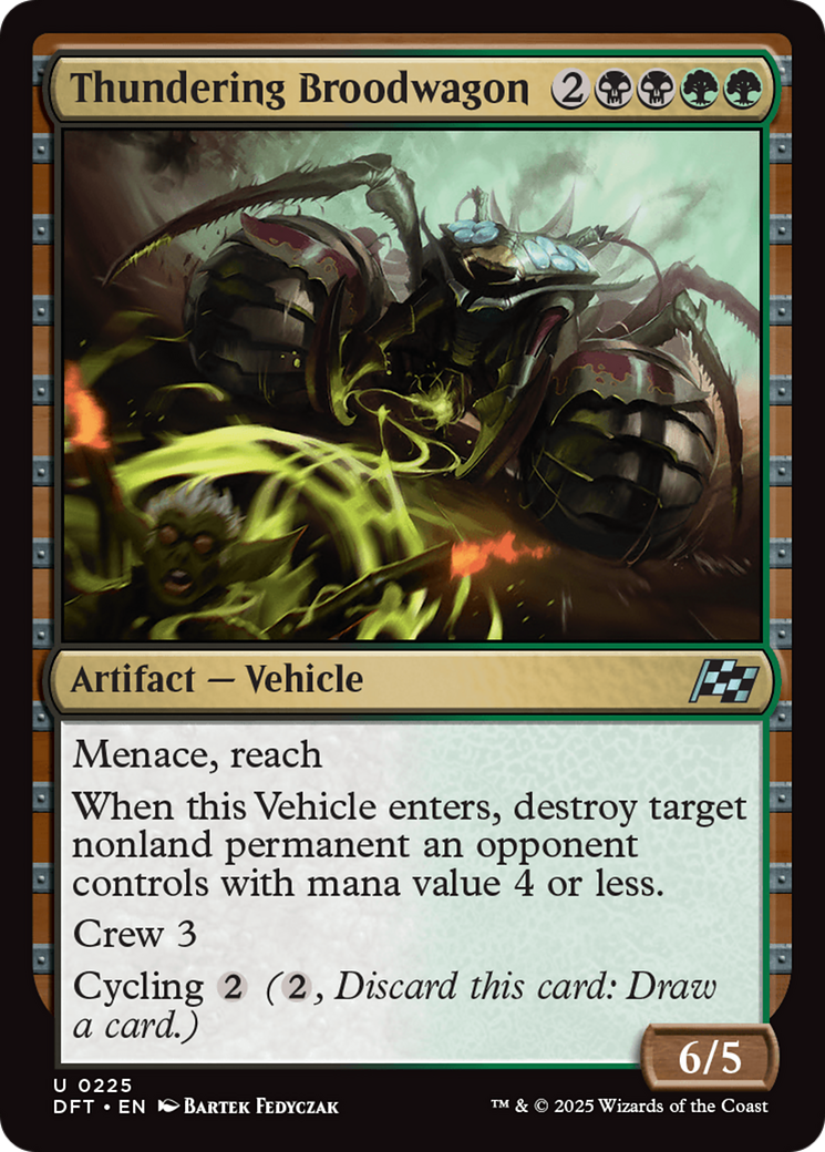 Thundering Broodwagon [Aetherdrift] Foil