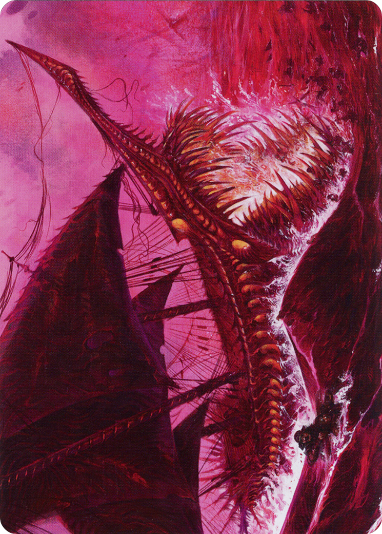 Marauding Dreadship // Marauding Dreadship  [March of the Machine Art Series] (Borderless) Foil