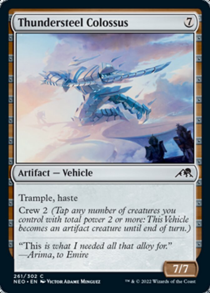 Thundersteel Colossus [Kamigawa: Neon Dynasty] Foil