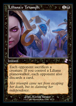 Liliana's Triumph (Timeshifted) [Time Spiral Remastered] Foil