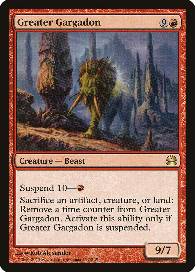 Greater Gargadon [Modern Masters] Foil