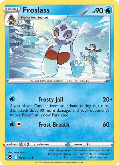 Froslass (043/195) [Sword & Shield: Silver Tempest] Reverse Holofoil