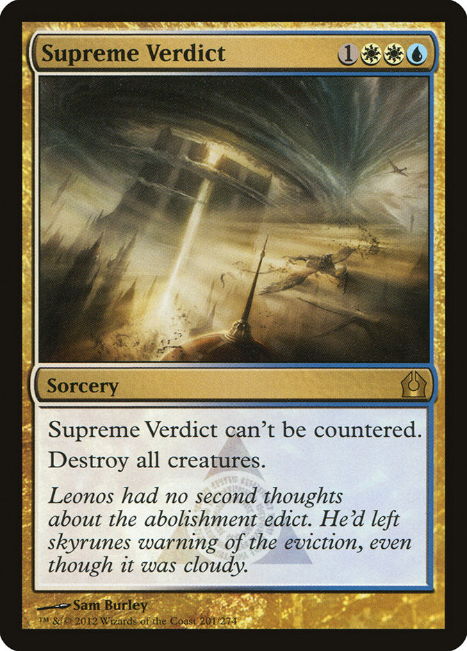 Supreme Verdict [Return to Ravnica] Foil
