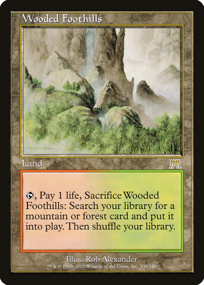 Wooded Foothills [Onslaught] Foil