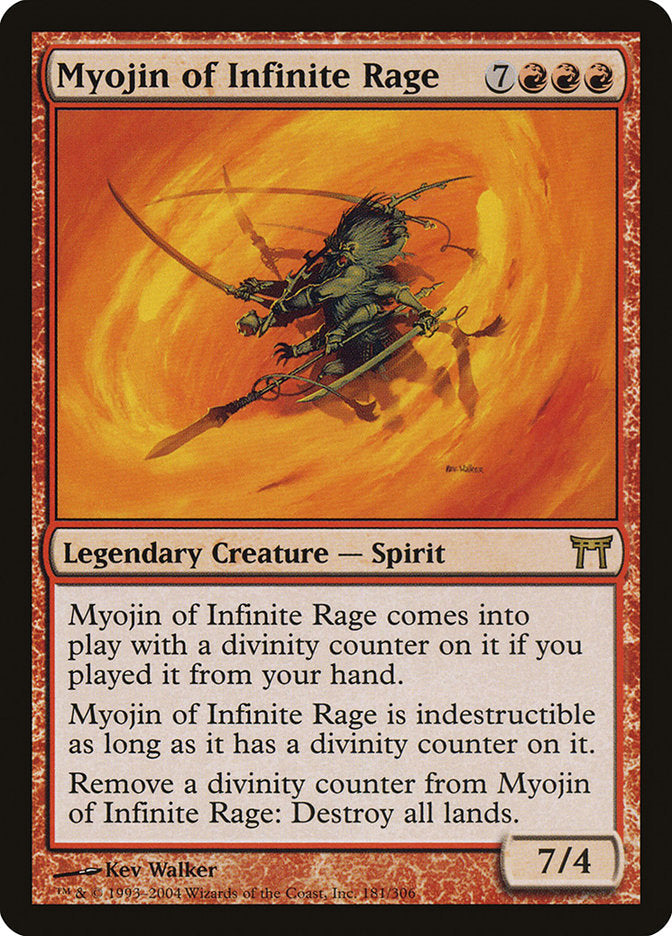 Myojin of Infinite Rage [Champions of Kamigawa] Foil