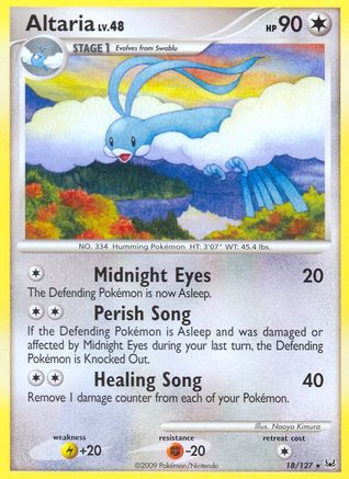 Altaria (18/127) [Platinum: Base Set] Reverse Holofoil